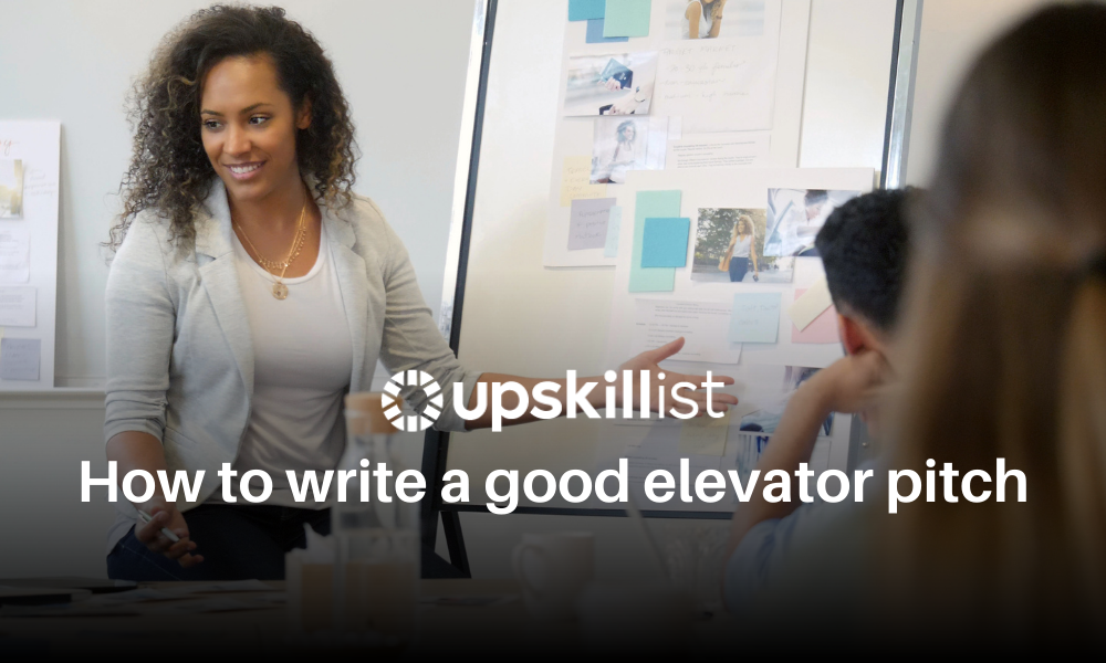 How to Write a Good Elevator Pitch