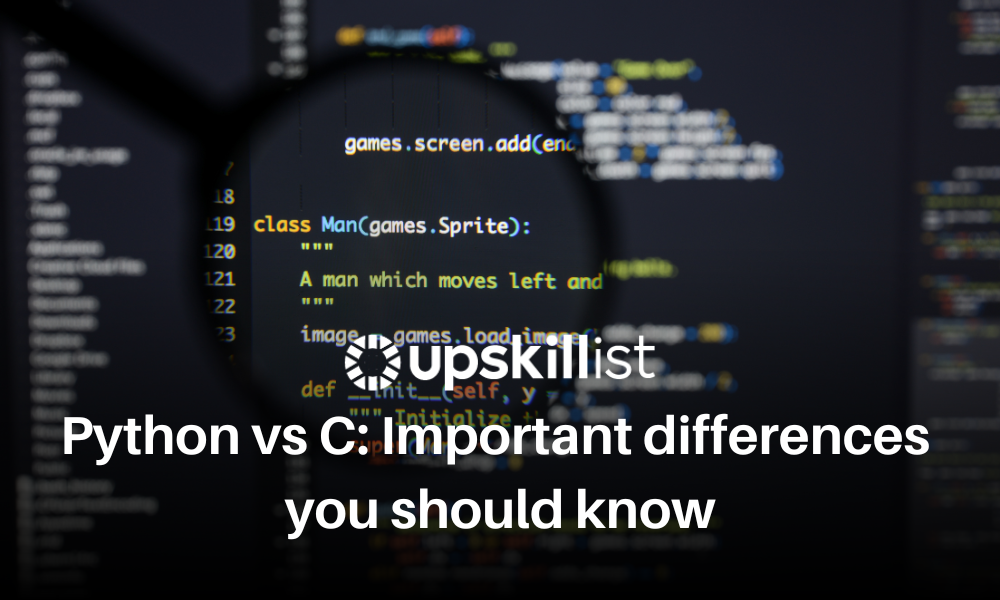 Python vs C: important differences you should know